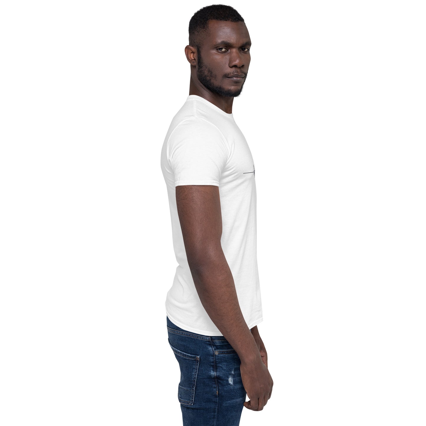 "Stilvoll und vielseitig: Unser kurzärmeliges Unisex-T-Shirt mit Sthier Logo - Perfekt für jeden Look und jede Gelegenheit!"