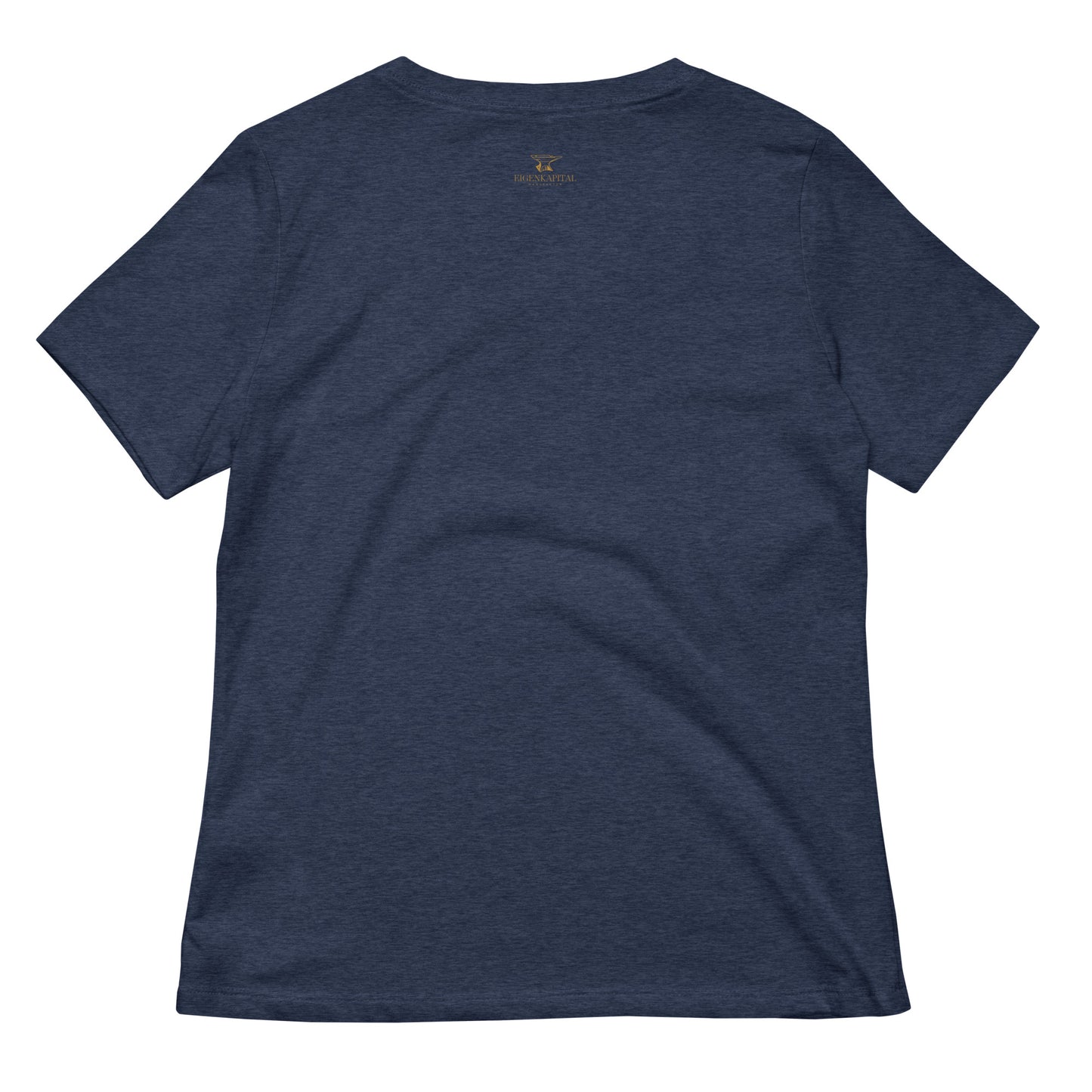 Lockeres Damen T-Shirt mit V-Ausschnitt für Eigenkapital Entwickler