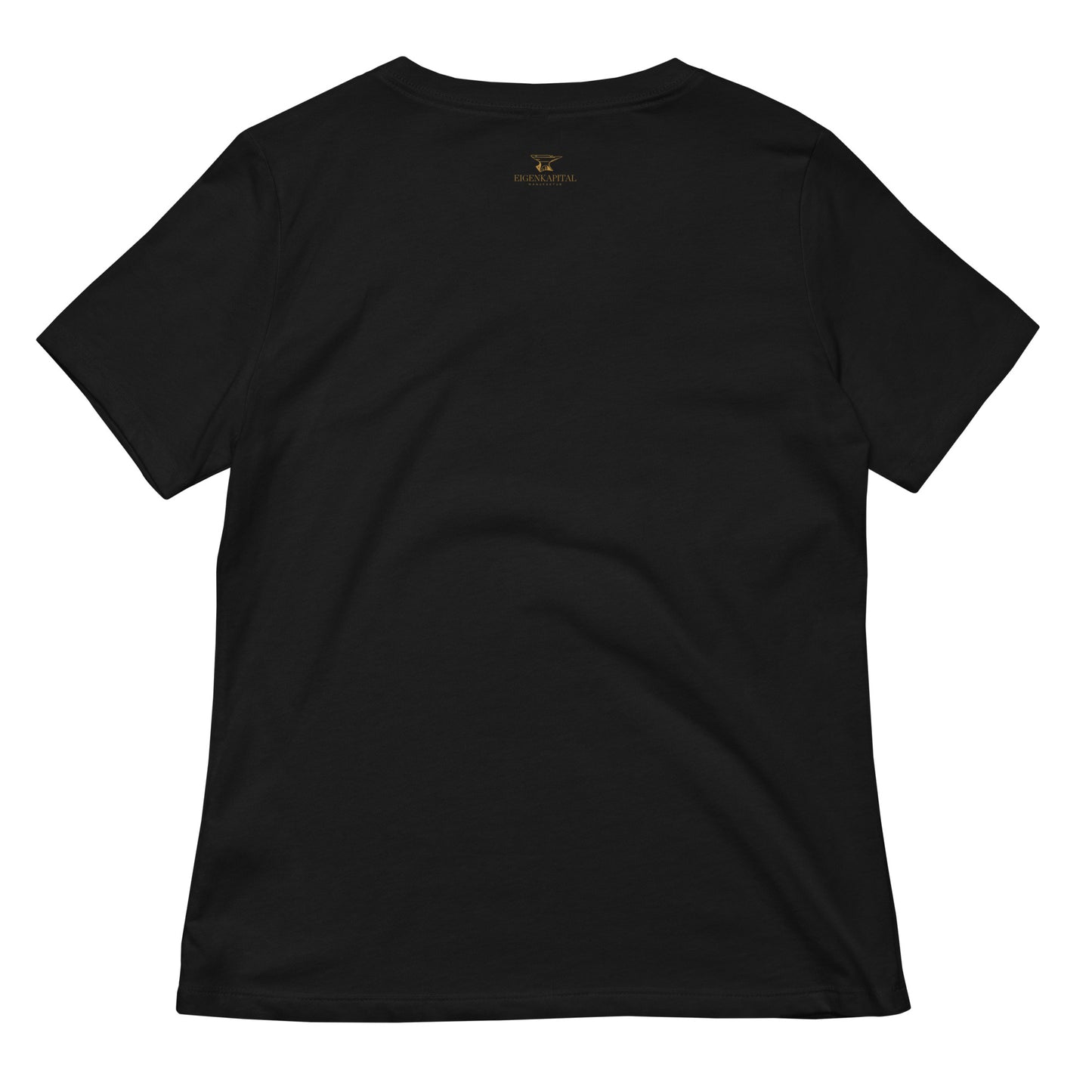 Lockeres Damen T-Shirt mit V-Ausschnitt für Eigenkapital Entwickler