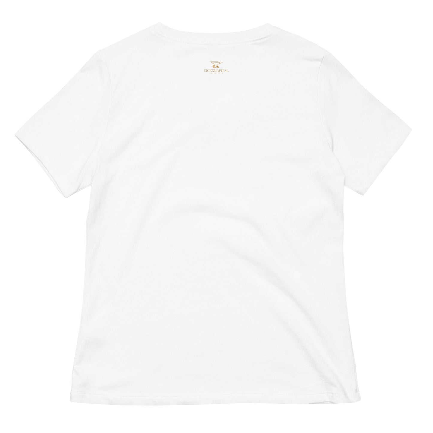 Lockeres Damen T-Shirt mit V-Ausschnitt für Eigenkapital Entwickler