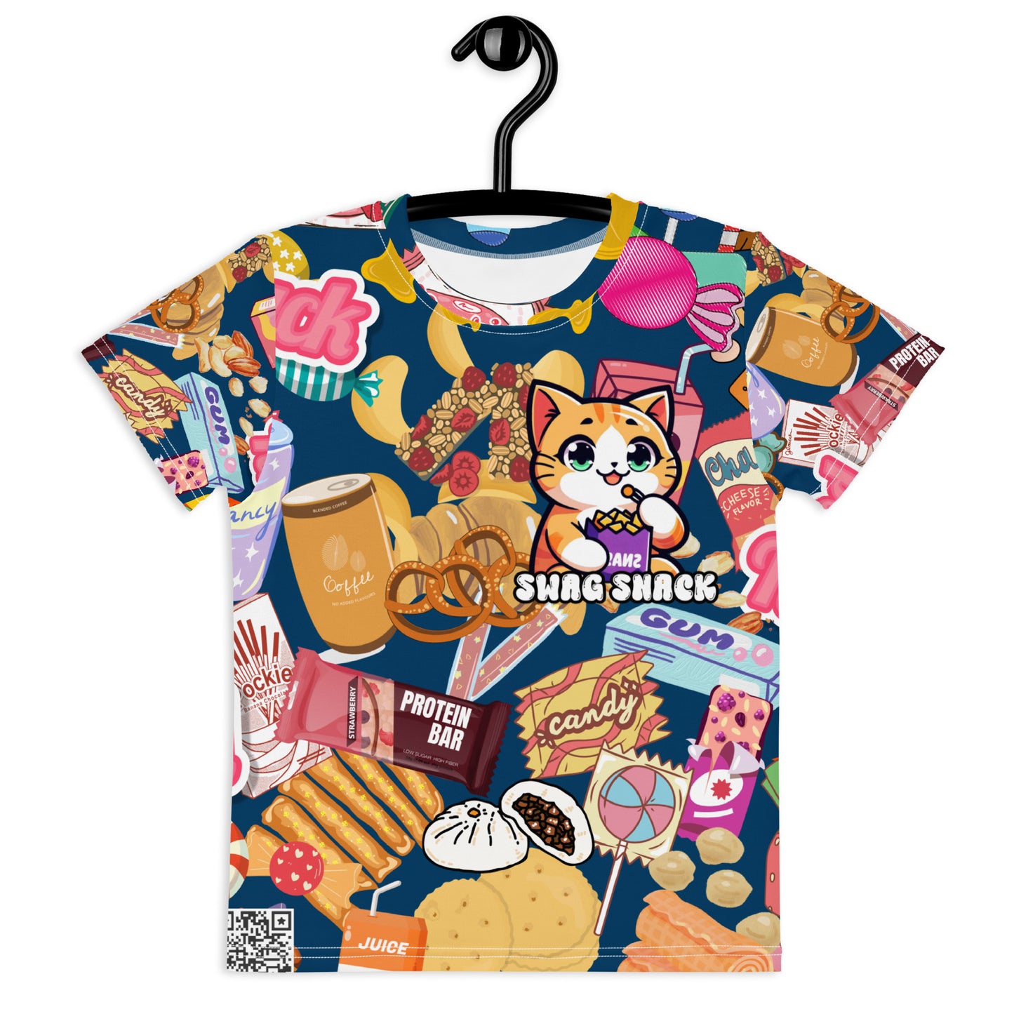 SWAG SNACK T-Shirt mit Rundhalsausschnitt für Kinder