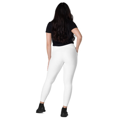 "Stylisch und praktisch: Unsere V-Bund-Leggings mit Taschen und SwagSnack Logo - Perfekt für den urbanen Lifestyle mit einem Hauch von Coolness!"