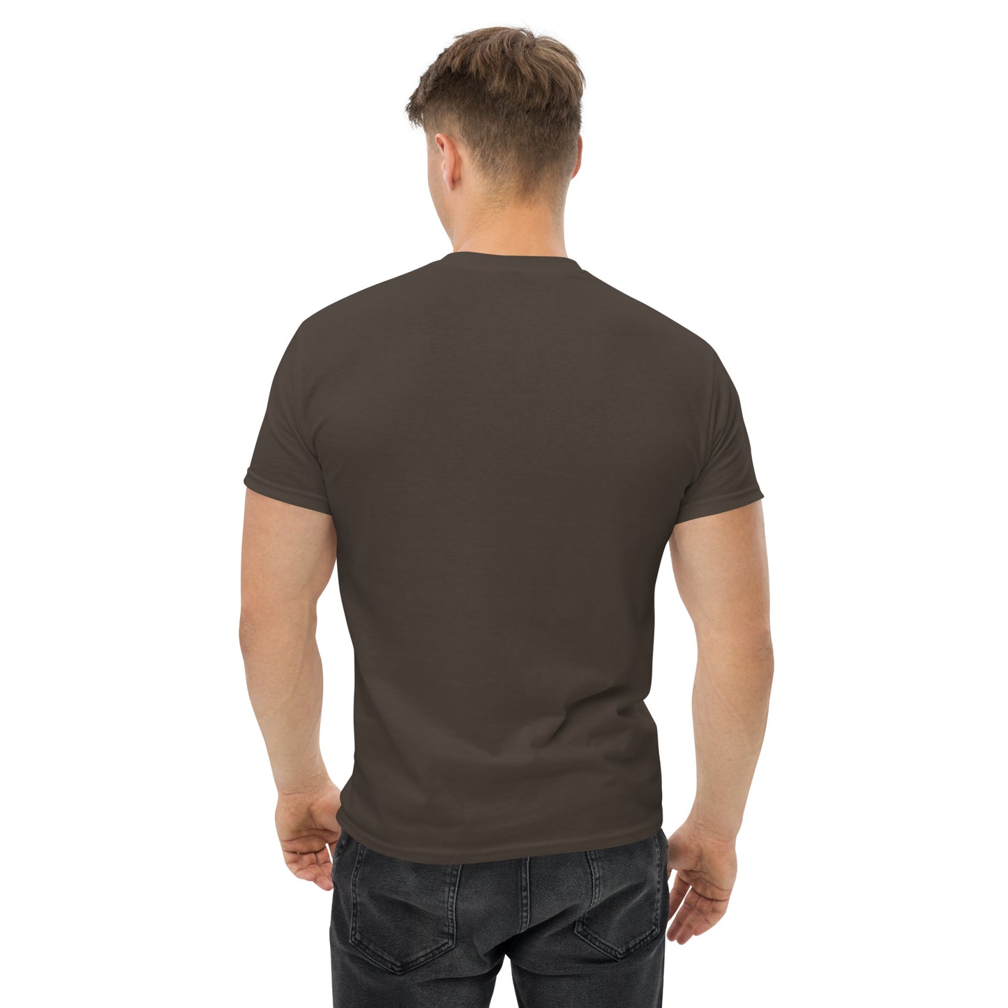 "Ein Hauch von Eleganz: Unser klassisches Herren-T-Shirt mit Diamant-Logo - zeitlose Raffinesse für jeden Anlass!"