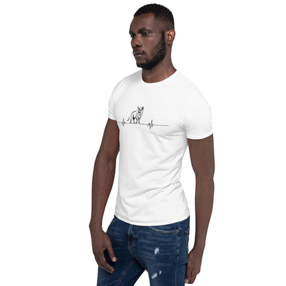 "Stilvoll und vielseitig: Unser kurzärmeliges Unisex-T-Shirt mit Sthier Logo - Perfekt für jeden Look und jede Gelegenheit!"