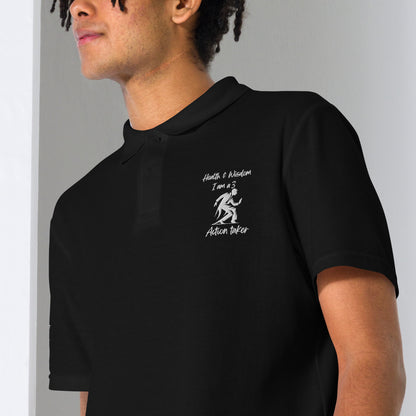 Besticktes Piqué-Poloshirt Wealth 3