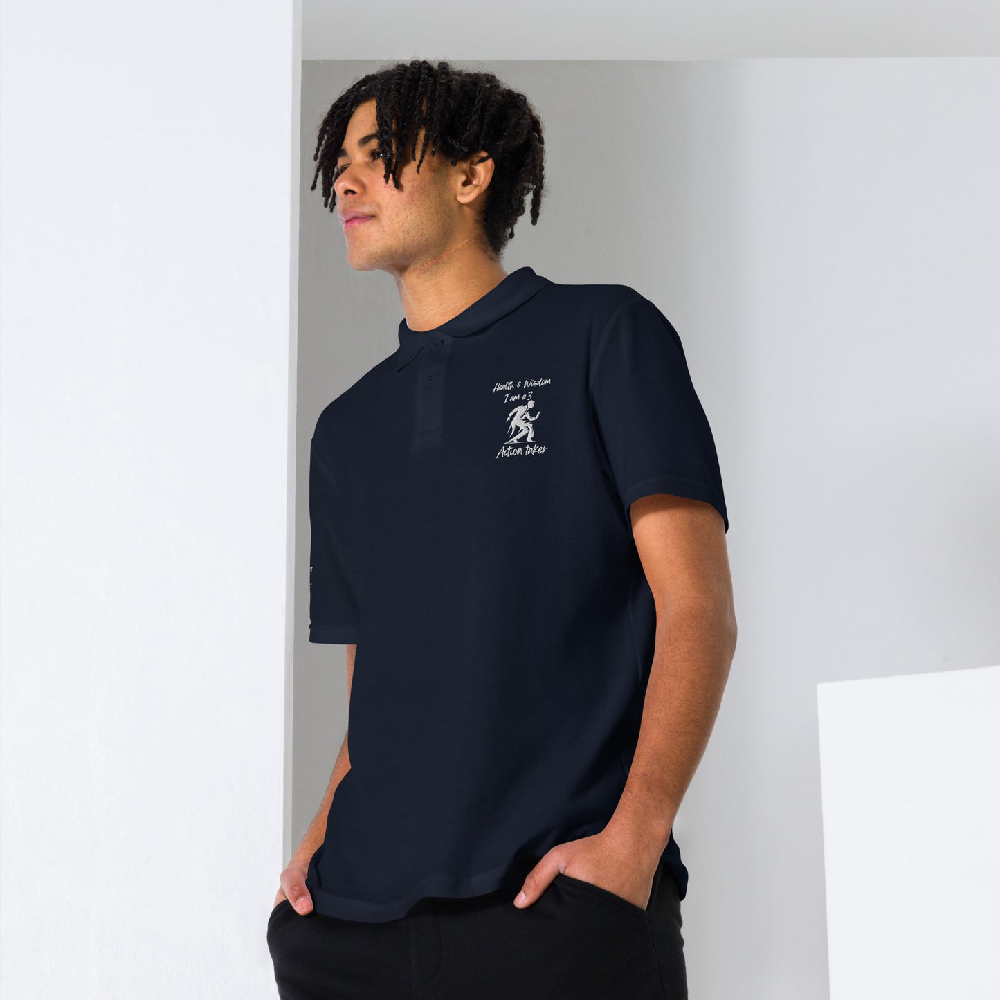 Besticktes Piqué-Poloshirt Wealth 3