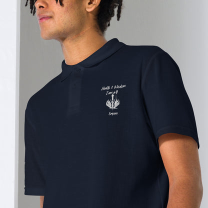 Besticktes Piqué-Poloshirt Wealth 9