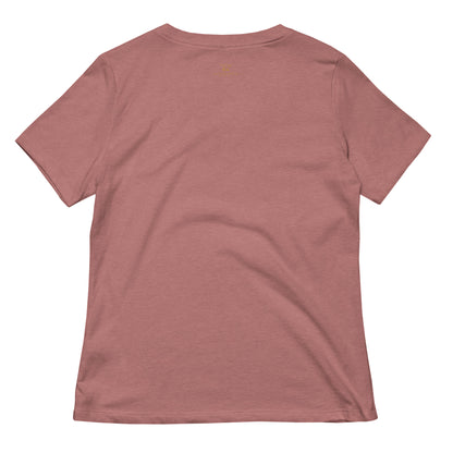 Lockeres Damen T-Shirt mit V-Ausschnitt für Eigenkapital Entwickler