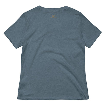 Lockeres Damen T-Shirt mit V-Ausschnitt für Eigenkapital Entwickler