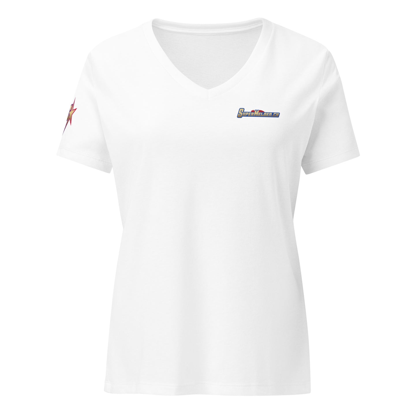 Trainer Damen T-Shirt mit V-Ausschnitt